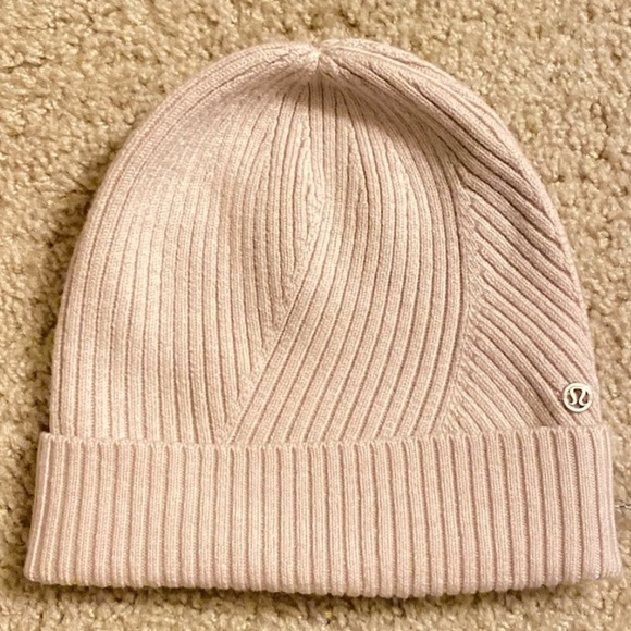 Lululemon Pink Twist of Cozy Beanie Winter Hat - Picture 7 of 8